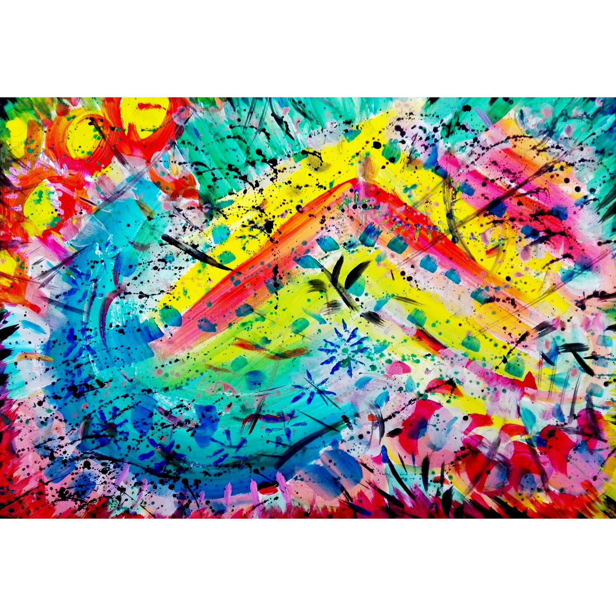 Arteterapia Sibilla Tugnoli Arteterapeuta a Milano - Paesaggio polinesiano