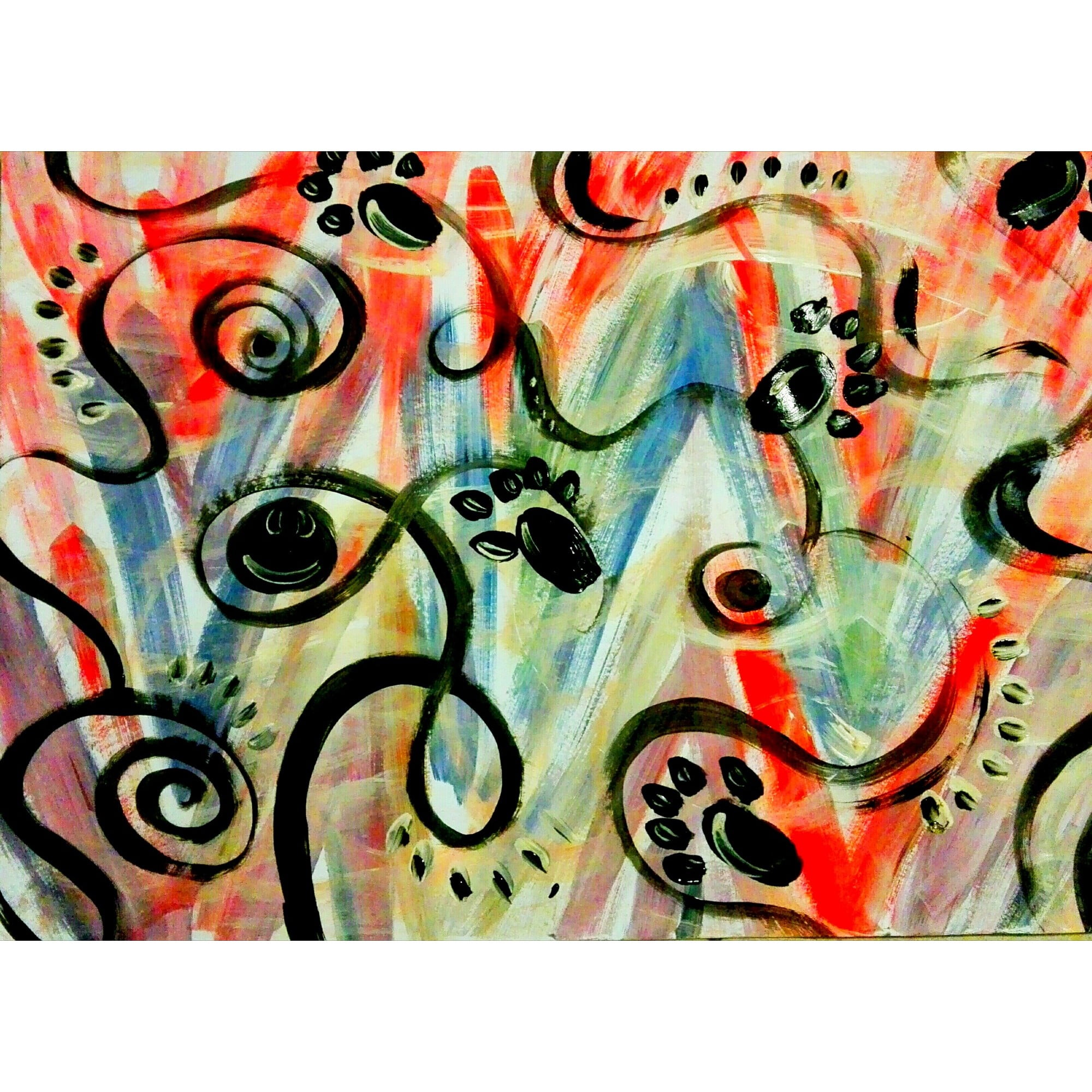 Arteterapia Sibilla Tugnoli Arteterapeuta a Milano - Strane impronte lasciano tracce