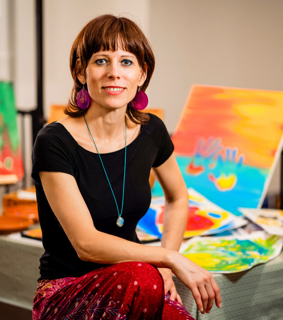 Arteterapia Sibilla Tugnoli Arteterapeuta a Milano - occhio, colori e universi
